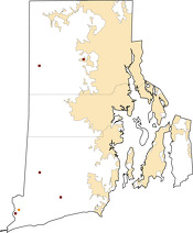 Selected Rural Healthcare Facilities in Rhode Island